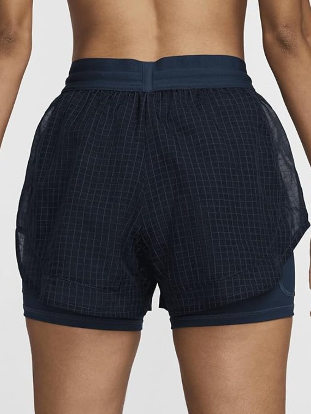 NIKE WOMENS RUNNING DIVISION DRI-FIT MID RISE 3" 2-IN-1 RUNNING SHORTS - Picture 3 of 12